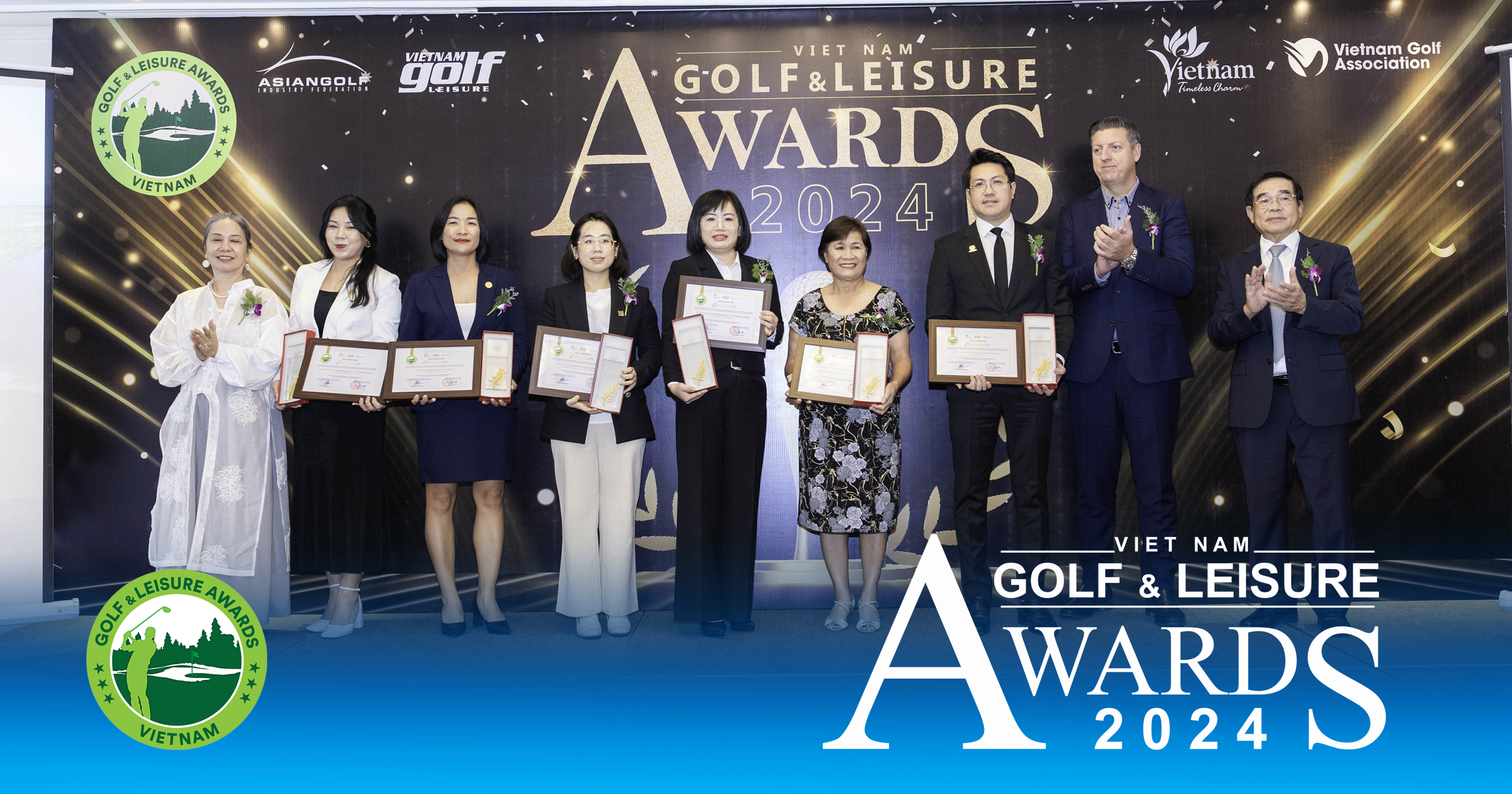 Chia sẻ những khoảnh khắc đáng nhớ của Sân golf Tuần Châu tại Lễ trao giải Viet Nam Golf & Leisure 2024